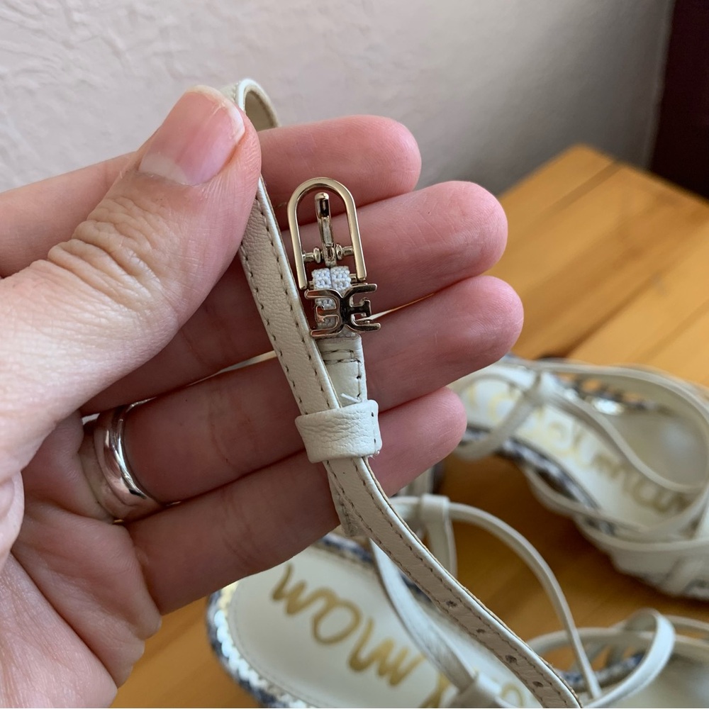 Sam Edelman Daffodil Strappy Heels Python Snake P… - image 6